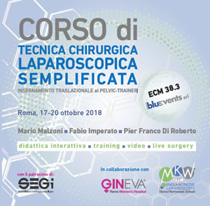 Corso di TECNICA CHIRURGICA LAPAROSCOPICA SEMPLIFICATA insegnamento traslazionale al Pelvic-Trainer