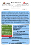 Master in Chirurgia tropicale e delle emergenze umanitarie (II Livello)